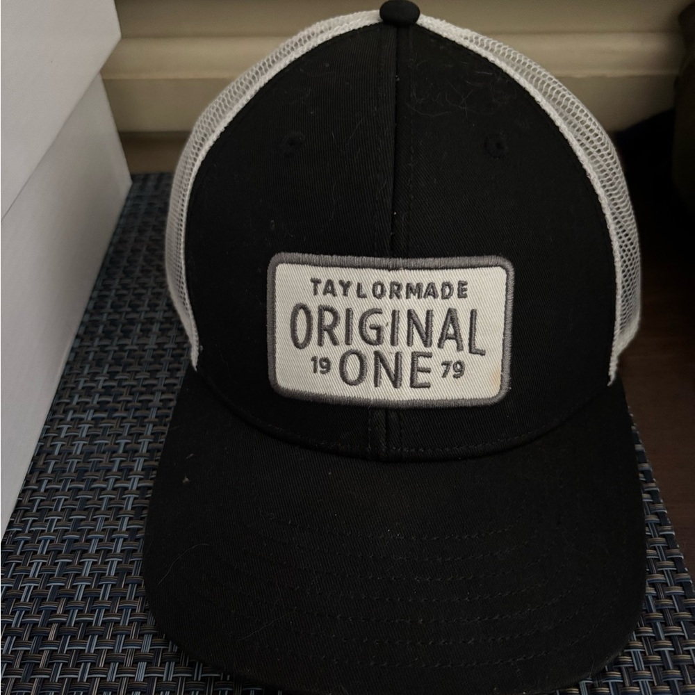 New Era Black & White Mesh Trucker Hat